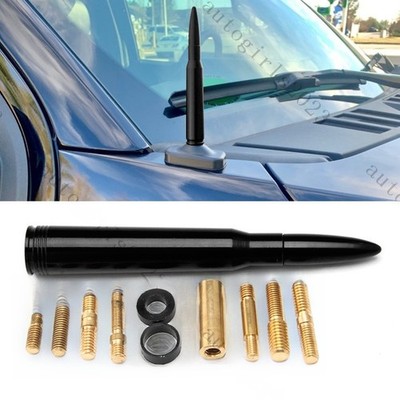 50 CAL Bullet Short Antenna Mast Power AM/FM Aerial FOR TOYOTA TUNDRA 2000-2020