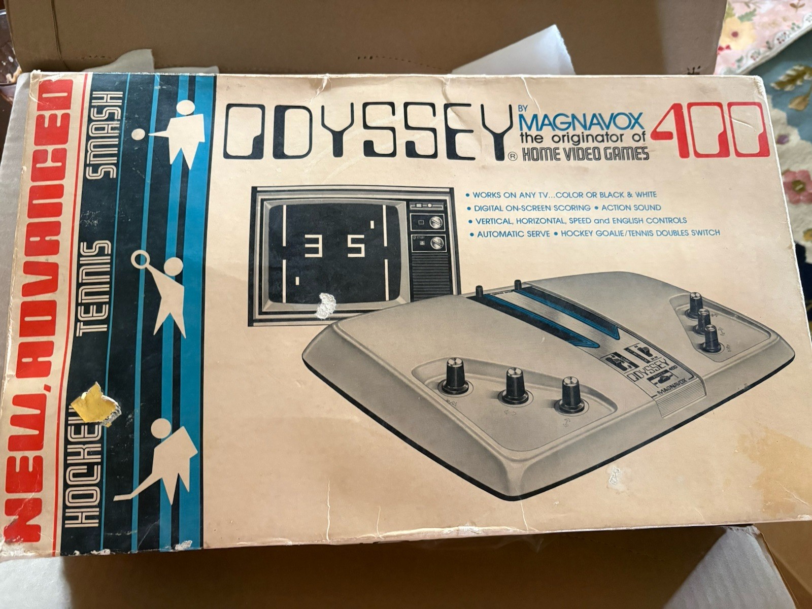 Vintage Odyssey 400 By Magnavox Home Video Game Console