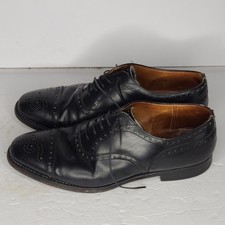 B46 Men's Church's Black Wingtip Dress Shoes 7 5 US England