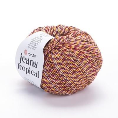 Yarnart Jeans Tropical Cotton Acrylic Yarn 50G 160M Sport Weight For Knitting