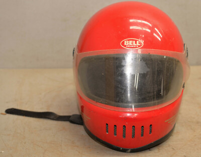 Rare vintage Bell USA sport helmet 1987 red 7/56 collectible motocross ATV | eBay Rare vintage Bell USA sport helmet 1987 red 7/56 collectible motocross ATV | eBay