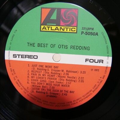 OTIS REDDING / THE BEST OF JAPAN ISSUE DOUBLE LP W/OBI