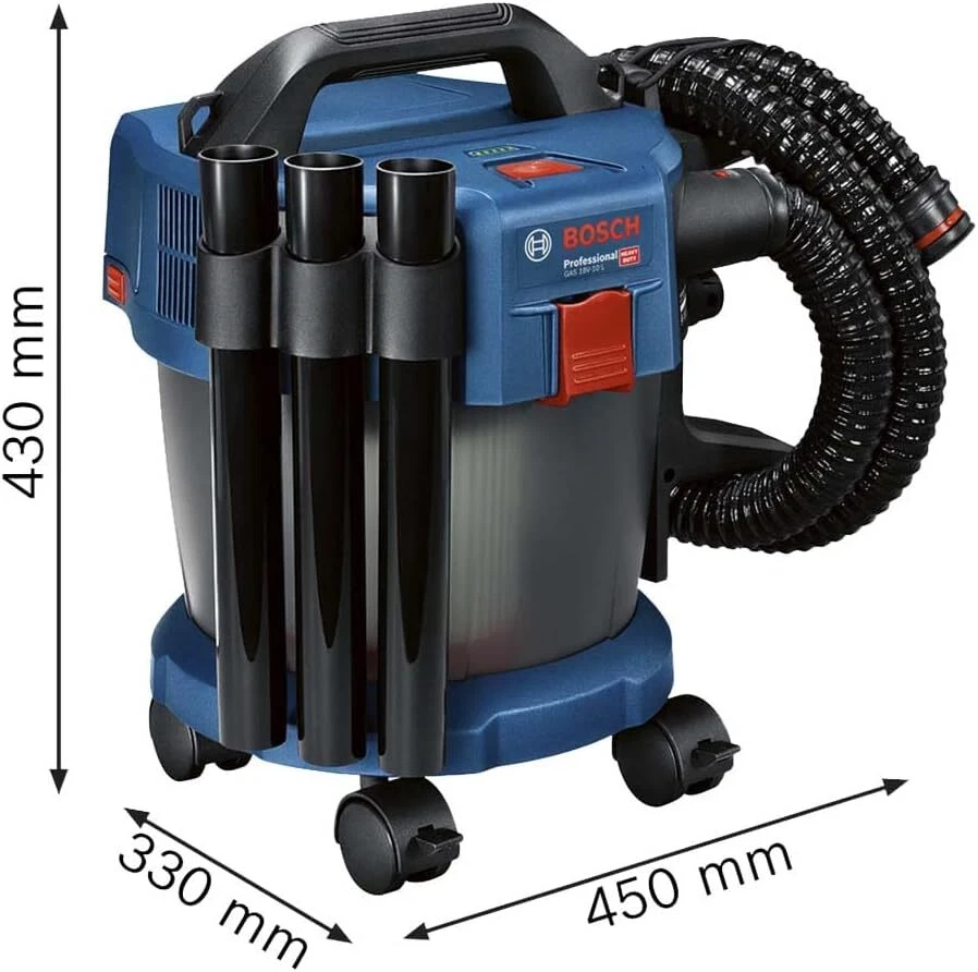 Bosch Professional 18V System Industriestaubsauger Gas 18V-10 L (ohne Akku, 1,6 - Bild 4 von 4