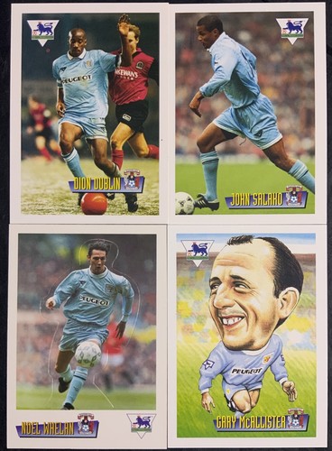 Vintage Merlin Premier League Collector Cards 1996/1997 Coventry City As New Exc - Picture 1 of 6