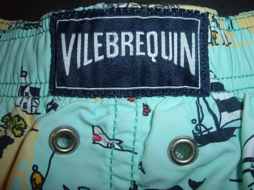 Vilebrequin Youth Swim Trunks Size 14 Inner Lining Nautical Theme - Picture 3 of 6