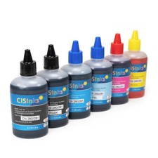 Refill Ink Bottle Set for Canon PGI-280 CLI-281 XL PIXMA TS9120 TS8120 CISS 6C