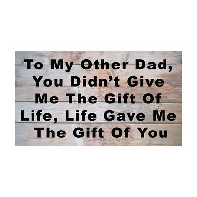 JennyGems Other Dad Sign, Stepdad Gift, Bonus Dad Gift, Father's Day Gift Ideas
