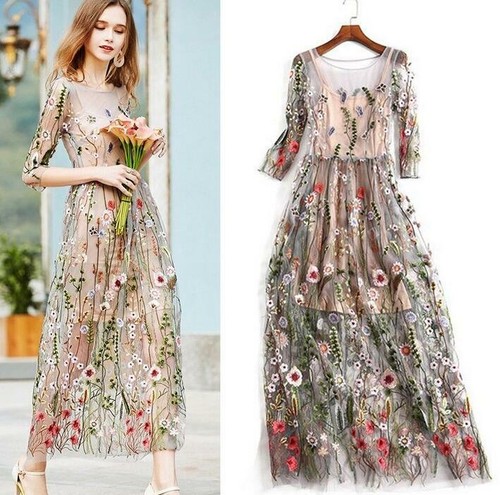 Women's Party Skirts Bohemian Flower 
