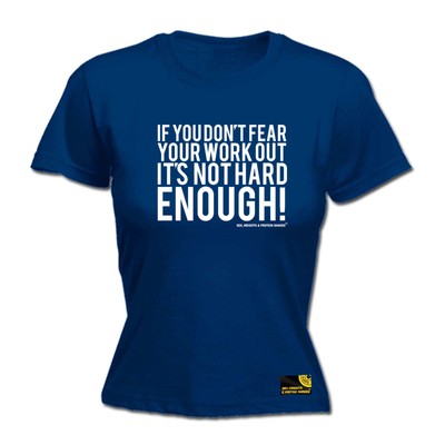 Gym Swps Don't Fear Workout Not Hard Enough - Damen T-Shirt lustig T-Shirt Geschenk