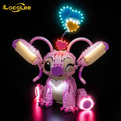 LocoLee LED Light Kit for LEGO Disney Lilo & Stitch 43257 Angel Licht Set