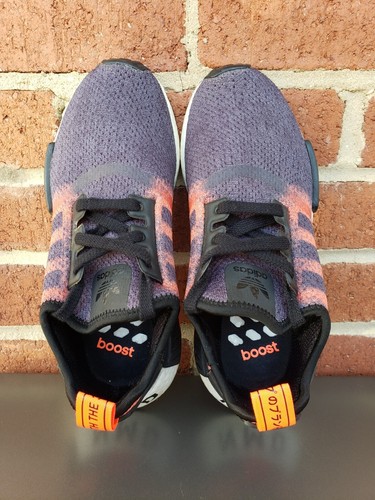ADIDAS NMD R1 BOOST BLUE ORANGE Mens 5 Shoes 675001 | eBay