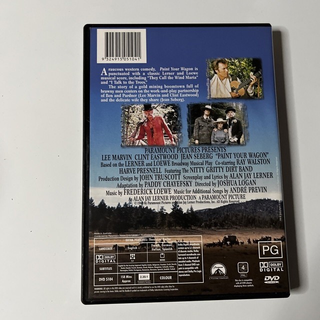 Paint Your Wagon (DVD, 1969) for sale online eBay