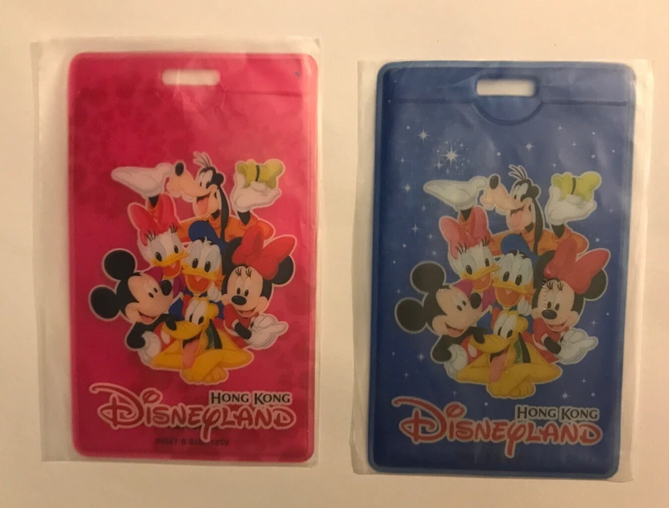 2 香港迪士尼乐园迪士尼行李箱标签米奇米妮黛西高飞冥王星唐纳德 — 第 2/4 张图片