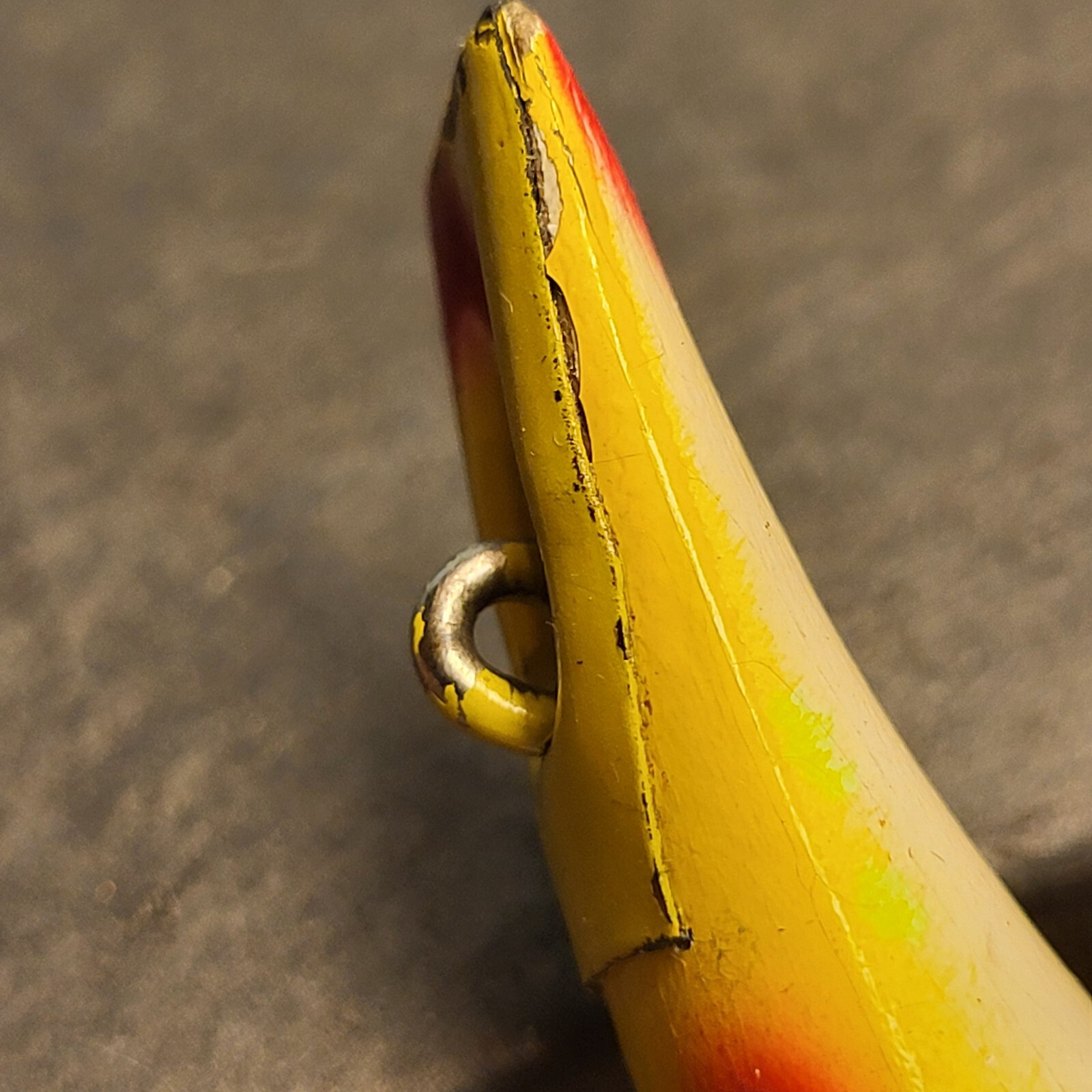 Lazy Ike KL-35 Wood Lure Box w/ Paper Made Fort Dodge,Iowa USA VTG $1.25 Sticker