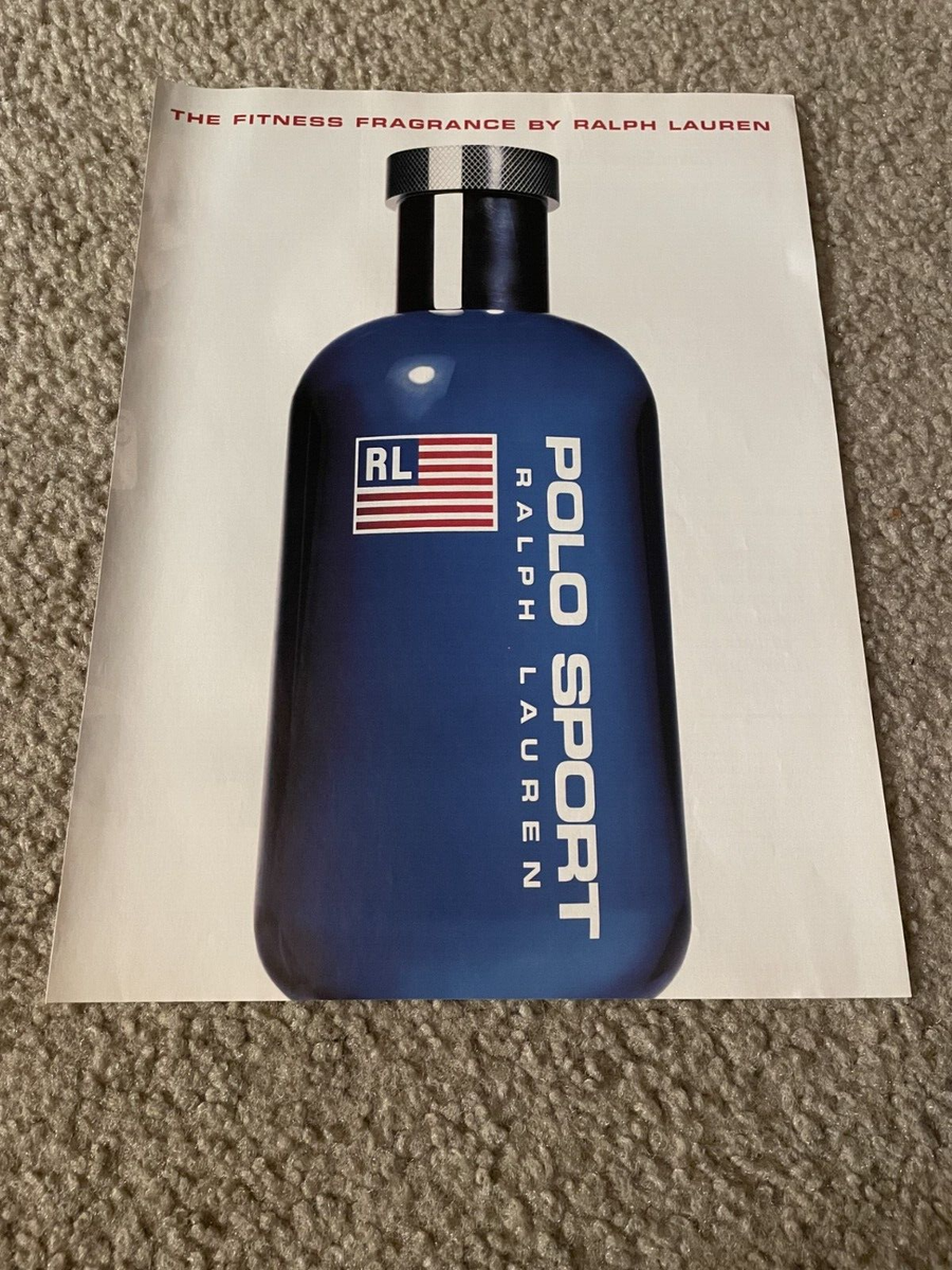 polo by ralph lauren polo sport ポロスポーツ初期 Vintage 1998 POLO SPORT RALPH LAUREN FITNESS FRAGRANCE PRINT AD