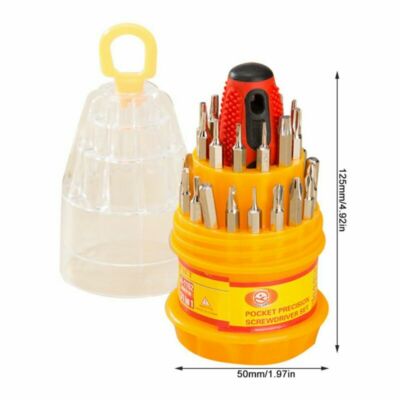 31-in-1 Screwdriver Set Multifunction Screwdriver Bits Repairing Hand Tool