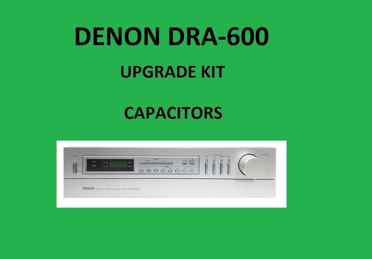 Stereo Receiver DENON DRA-600 Reparatursatz - alle Kondensatoren