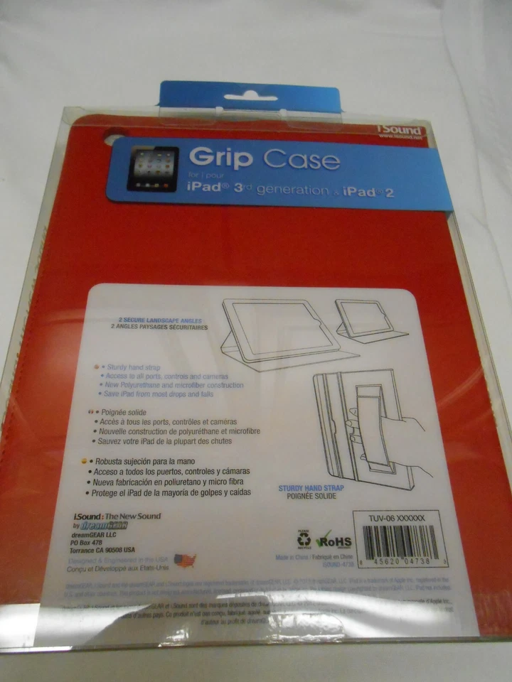*NEW* iSound Grip Case for iPad 3rd Generation & iPad 2 Easy to hold magnetic 🎁 - Image 4 of 4