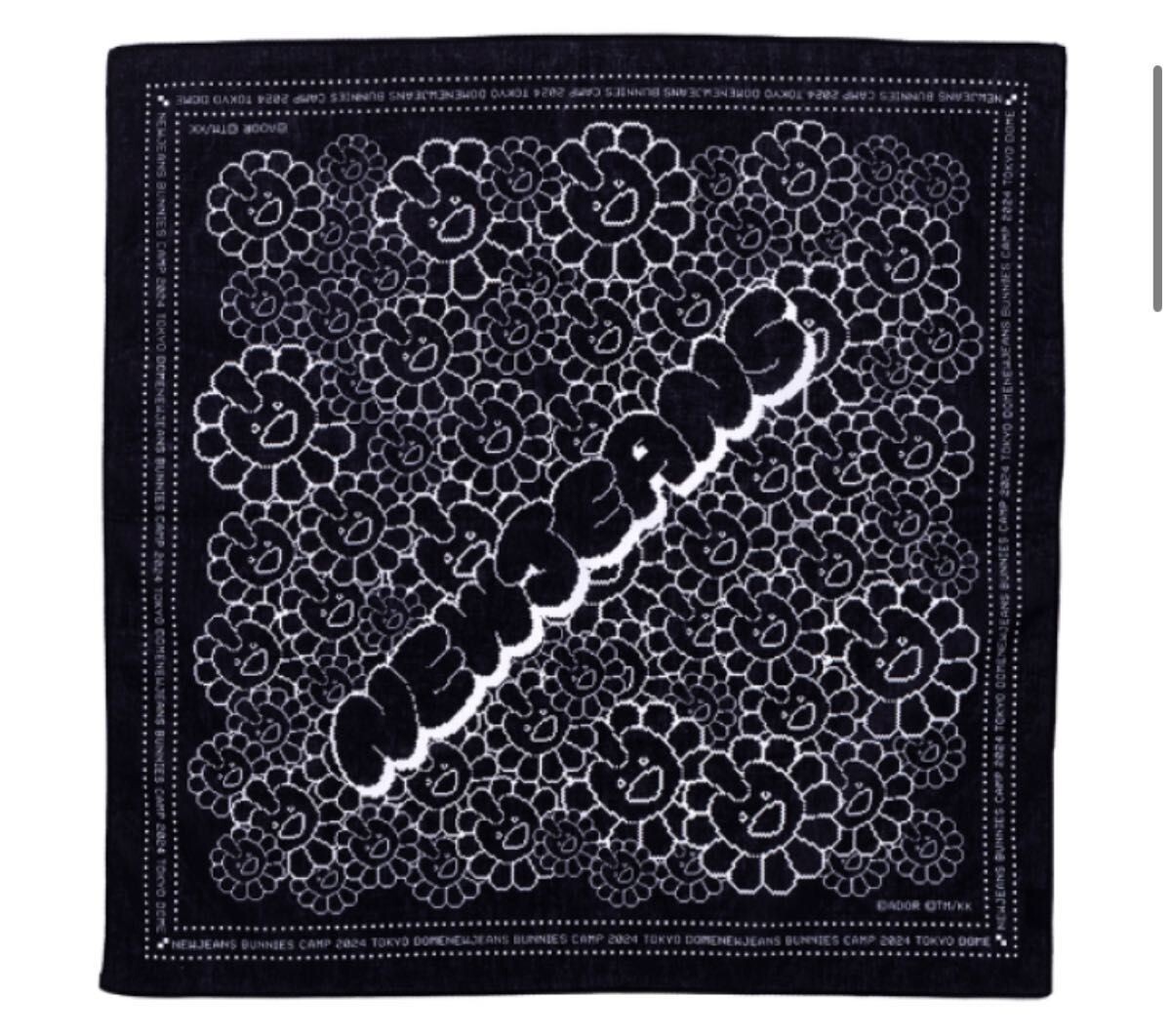 ミュージシャン NewJeans x MURAKAMI BUNNIES CAMP2024 L NewJeans x MURAKAMI BUNNIES CAMP 2024 TOKYO DOME Bandana