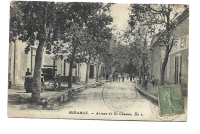 13 MIRAMAS AVENUE DE SAINT CHAMAS XX MAP ABIMEE FOLDS LEFT SIDE XX