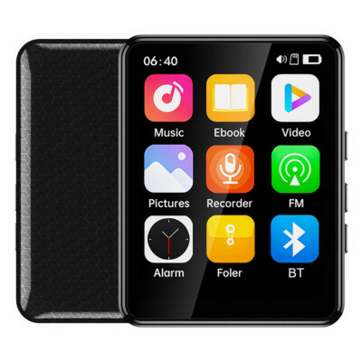 2.5'' BT5.3 MP4 MP3 Lossless Music Player FM Radio Recorder w/ Free 32GB SD Card