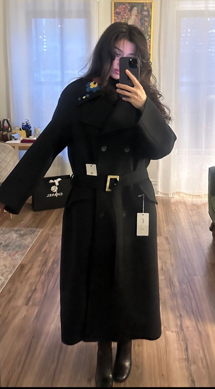 Etro Floral Embroidery Double Breasted Coat image 2