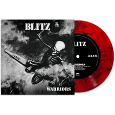 Blitz - Warriors (Red Marble 7" Vinyl)