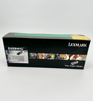NEW Lexmark E450H41G Black Toner Cartridge E450 Genuine OEM Sealed