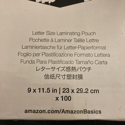 A4 Laminierfolien Amazon Basic X100