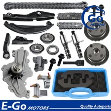 Water Pump Timing Chain Kit Cam Phaser Valve Tool Fit Ford Mazda CX-9 Flex 3.7L
