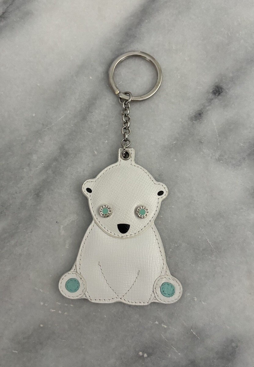 100% authentic Tiffany And Co. Leather Polar Bear Keychain | eBay