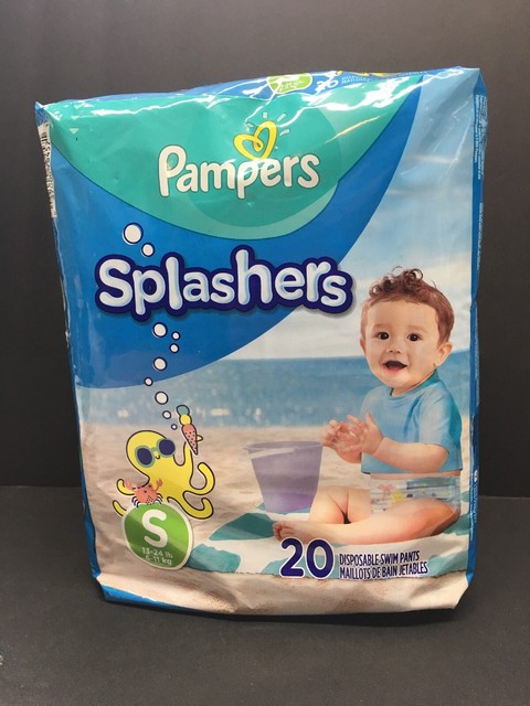 pampers splashers size small