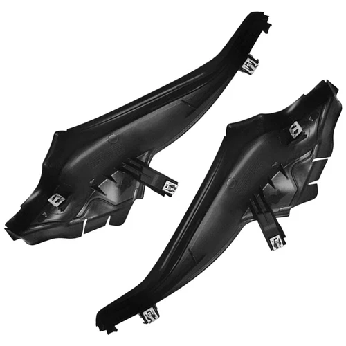 Set of 2 Left & Right Black Cowl Side Trim Panel for 2014-2018 Jeep Cherokee - Picture 6 of 8