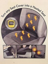 Car Seat Heat Cover Heated Winter Easy Install Bucket Seats 12v Warmer Front