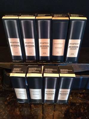 Smashbox High Definition Foundation SPF UVA/UVB Oil Free 1 oz YOU PICK COLOR 