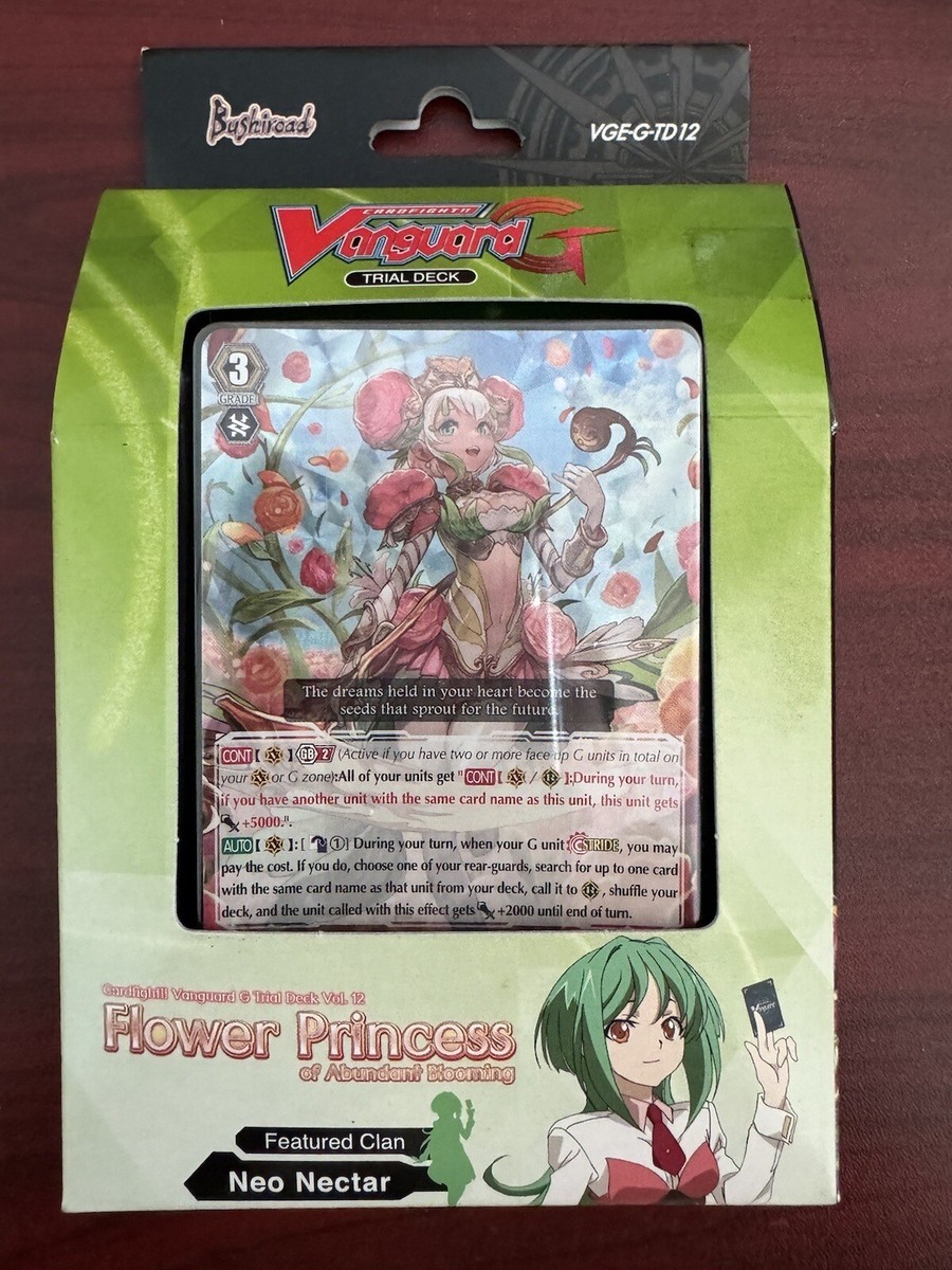 CARDFIGHT VANGUARD VGE-G-TD12 FLOWER PRINCESS OF ABUNDANT BLOOMING