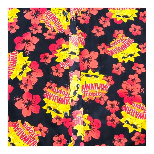 Rare Vintage XXL HAWAIIAN TROPIC Sunscreen Tan Lotion Camp Shirt Advertising - Picture 3 of 5