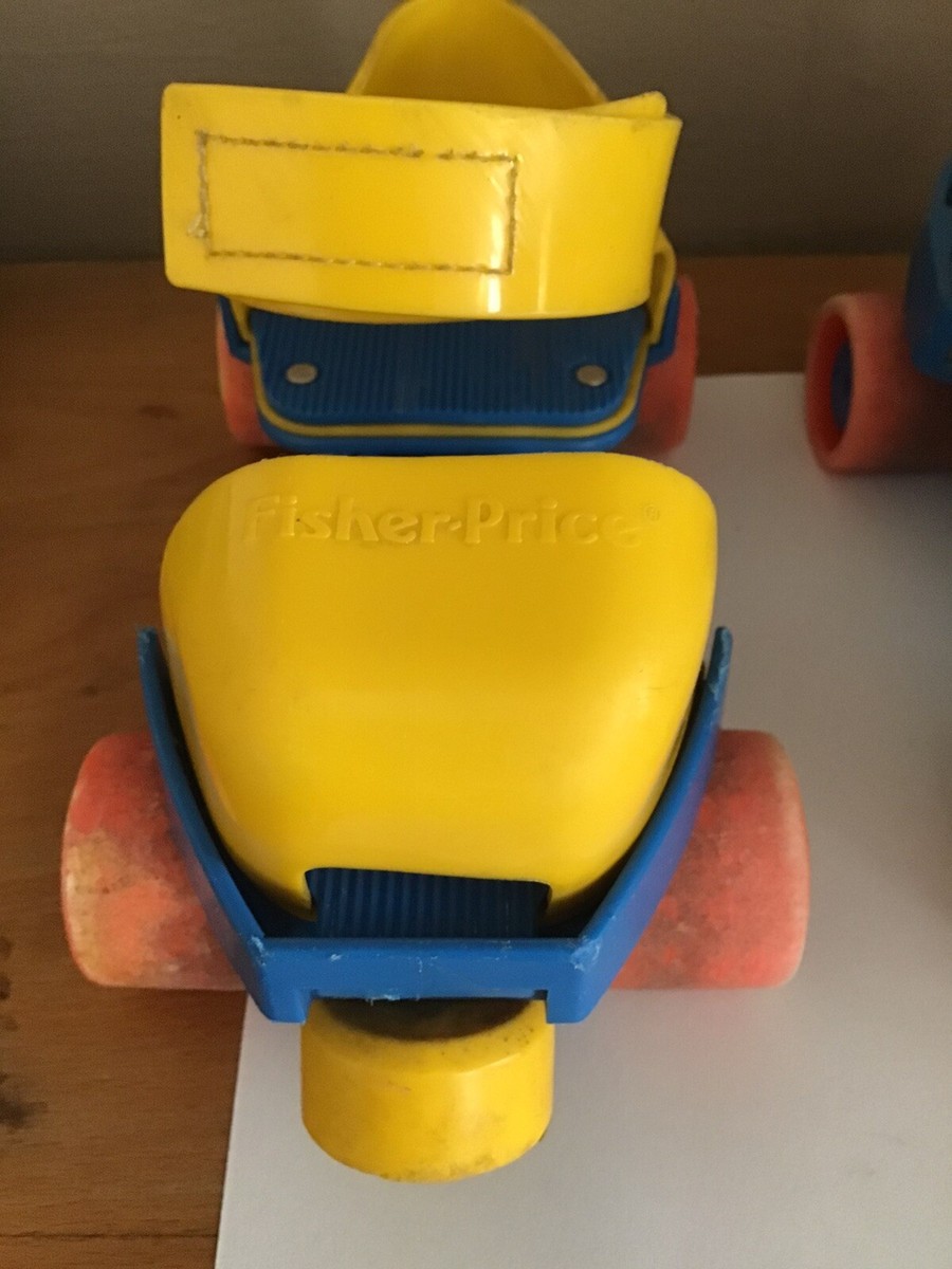 Roller Fisher Patin A Roulette Jaune Patins à Roulettes Vintage