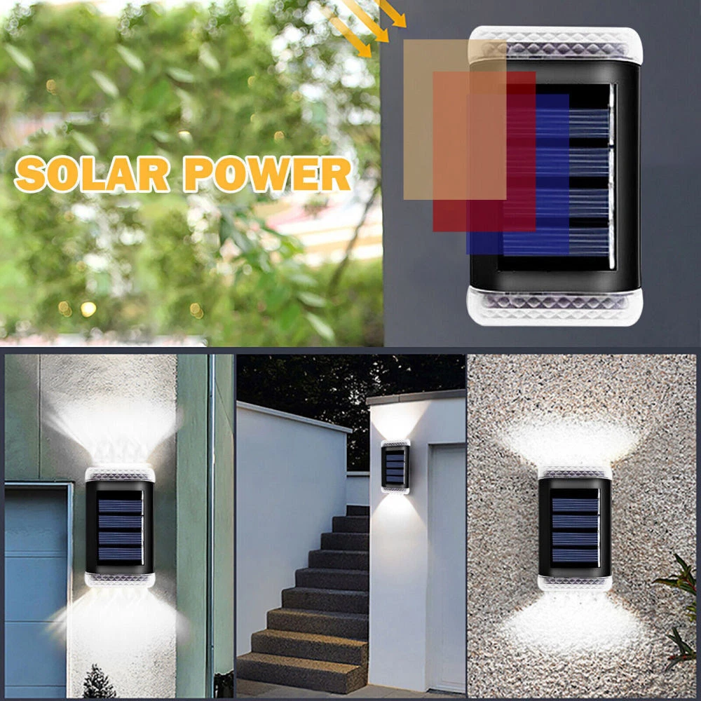 IP65 Waterproof LED Solar Lights in Set of Four