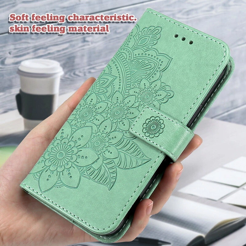 For Samsung S24 S23 Ultra S22 S21 FE A14 A54 A05S Leather Wallet Flip Case Cover - Image 3 of 4