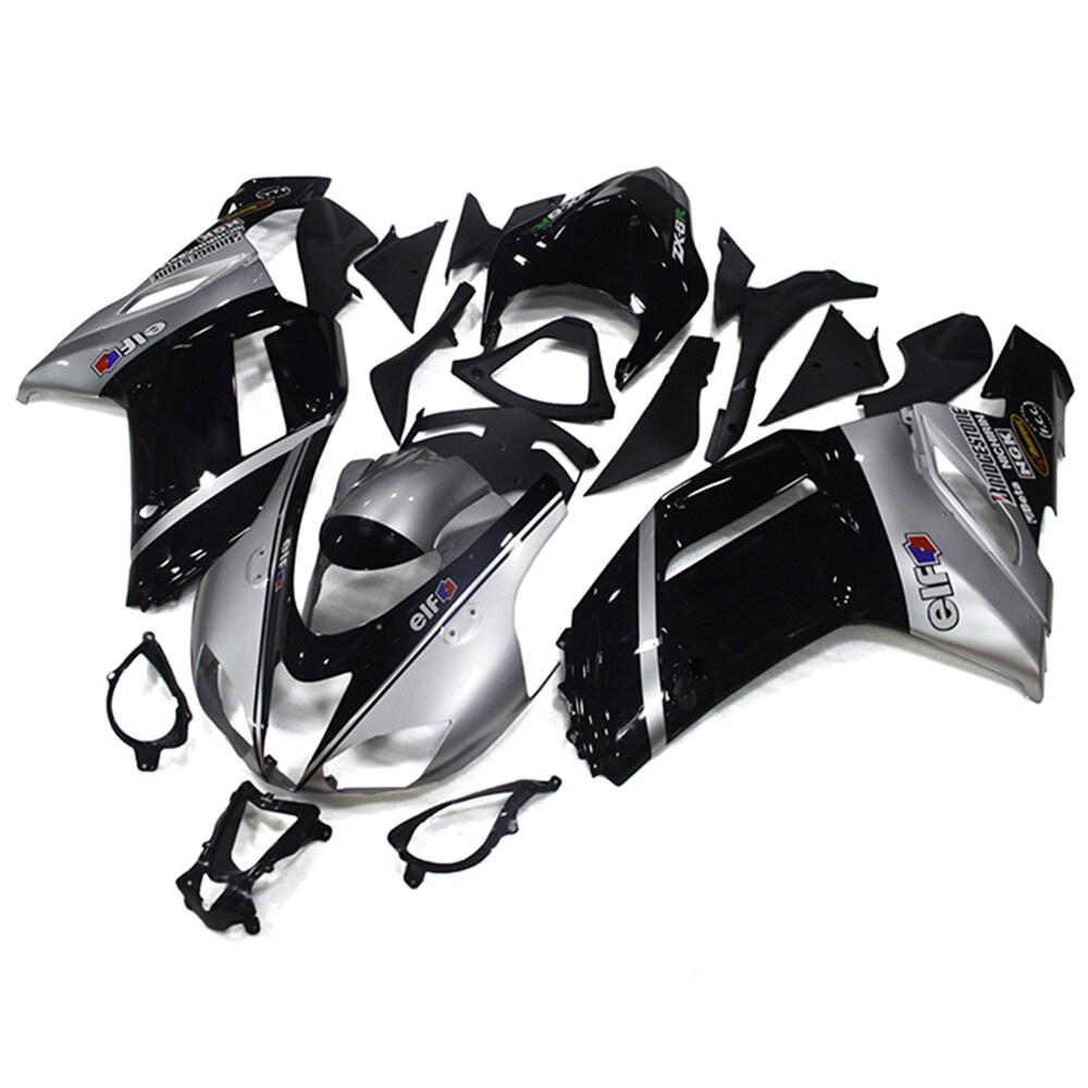 Fairing Plastics Kit for Kawasaki Ninja ZX6R 2007 2008 ZX600P 07