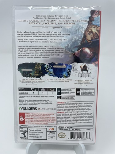 Astria Ascending (Nintendo Switch, 2021) - Picture 2 of 3