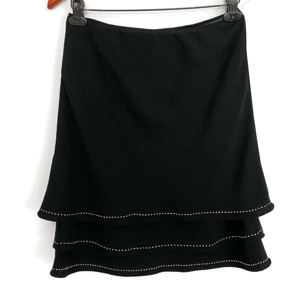 Fur Trim Pleat Tweed Skirt – doe a dear