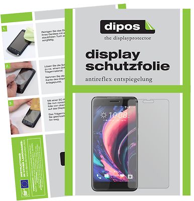 2x Schutzfolie für HTC One X10 matt Displayschutzfolie Folie dipos