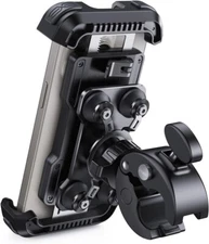 Lamicall Motorcycle Phone Mount Holder - [Dual Vibration Dampener] [Upgrade Hand