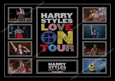 HARRY STYLES (2023) LOVE ON TOUR UK A4 PRINTS SIGNED MUSIC MEMORABILIA