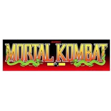Mortal Kombat Arcade Marquee/Sign (Arcade1Up ...