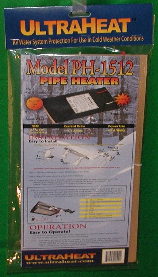 UltraHeat - RV Pipe Heater, for 1.5 inch drain pipe - AM-PH-1512 | eBay