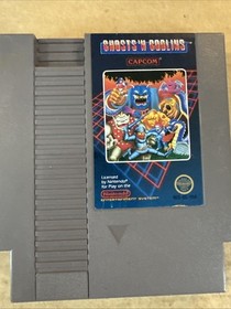 Ghosts 'N Goblins Nintendo NES Cart Only - Authentic / Tested Video Game Works
