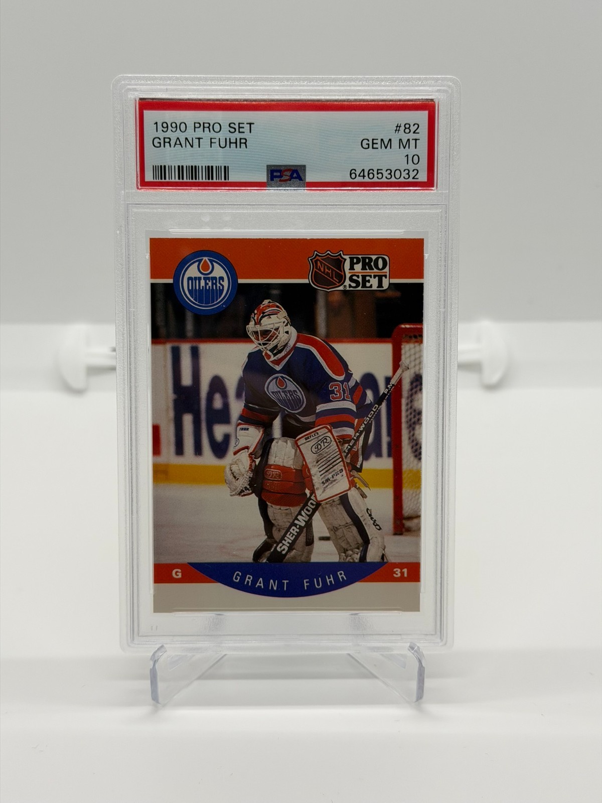 1990 Pro Set Grant Fuhr #82 PSA 10
